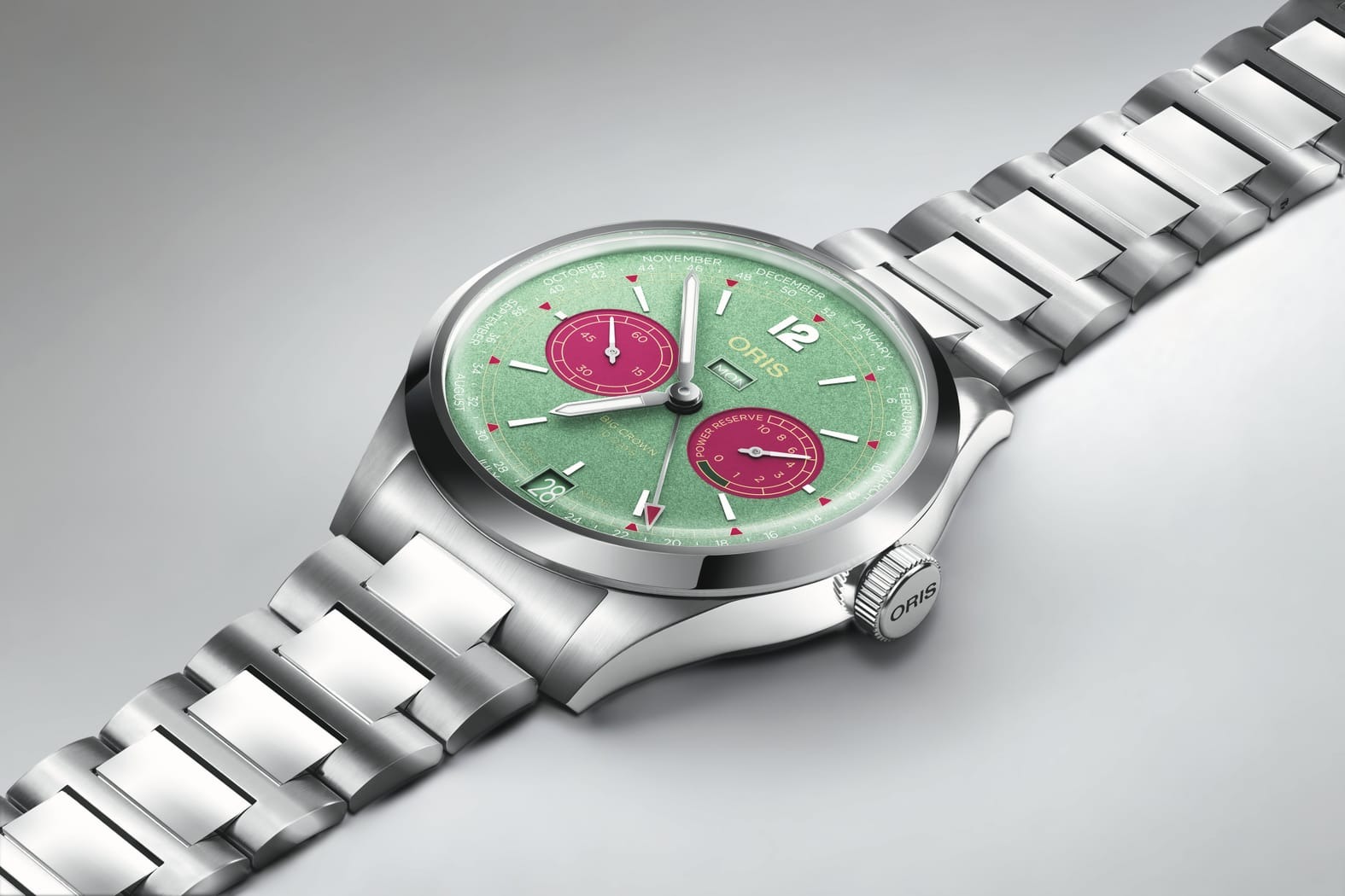 オリス(ORIS) NEW ビッグクラウン キャリバー113 43mm グリーン 01 113